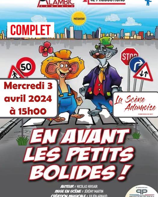 en avant les petits bolides complet