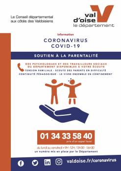 Covid-19 : soutien à la parentalité