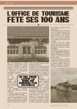 L'office de tourisme fête ses 100 ans