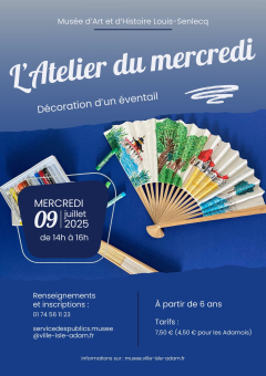 L'atelier du mercredi - Décoration d'un éventail