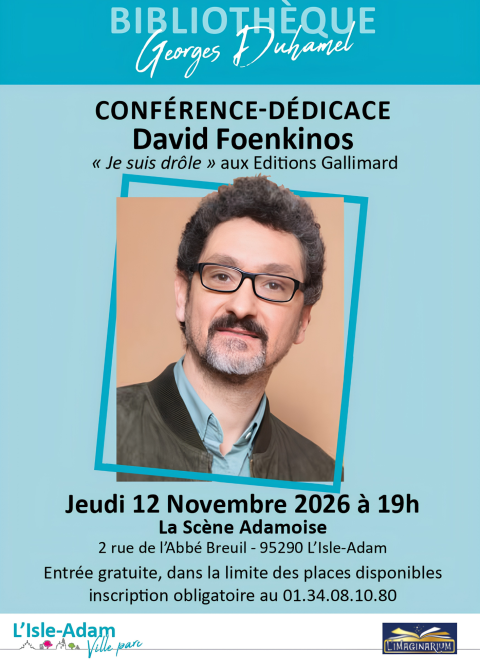 conférence dédicace Foenekinos 2
