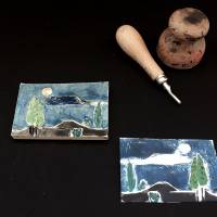 Atelier initiation à la gravure avec gouge