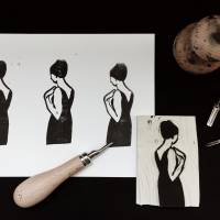 Atelier initiation à la gravure avec gouges