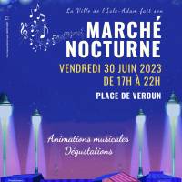 Animation sur le marché : marché nocturne