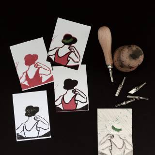 Atelier initiation à la gravure avec gouges