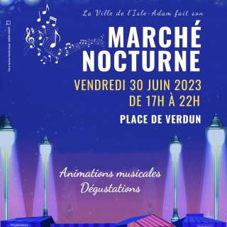 Animation sur le marché : marché nocturne