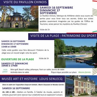 Affichette Journées du Patrimoine 2023