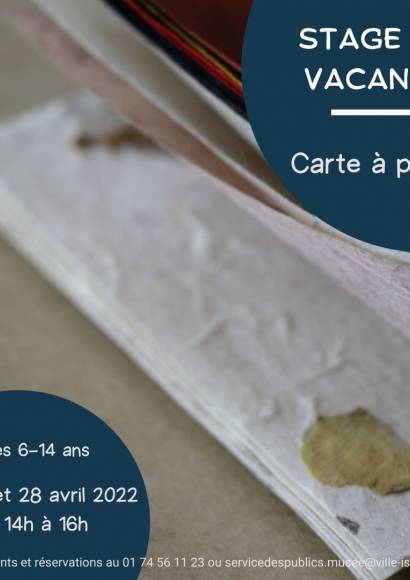 Stage des vacances d'avril