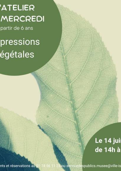 L'Atelier du mercredi - Impressions végétales