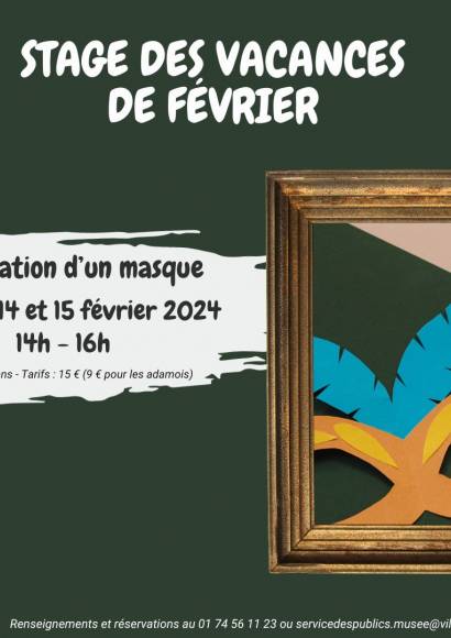 Stage vacances février 2024