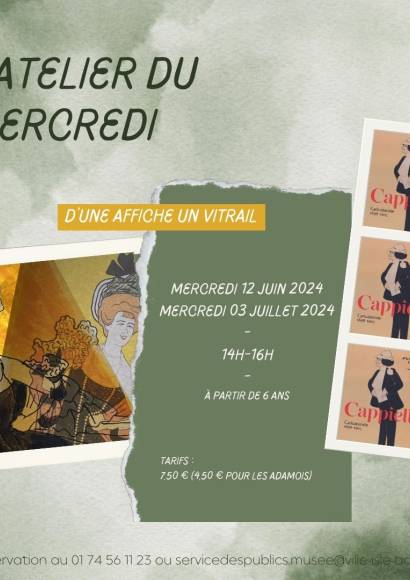 L'Atelier du mercredi - D'une affiche un vitrail