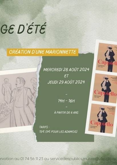 Stage des vacances - Marionnettes