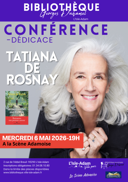 Conférence dédicace de rosnay 