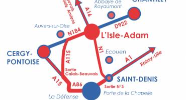 Venir à L'Isle-Adam