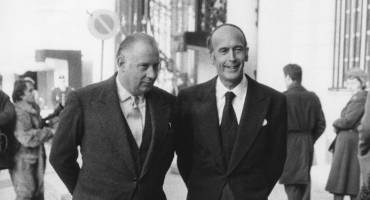 Valérie Giscard d'Estaing et Michel Poniatowski