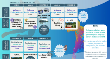 Planning Pass Loisirs 2026